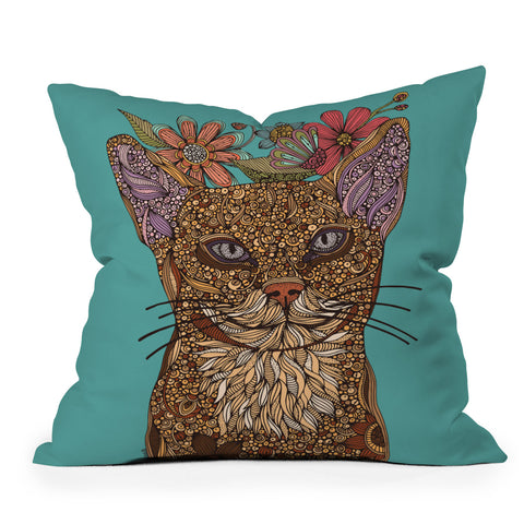 Valentina Ramos Sammy the cat Throw Pillow
