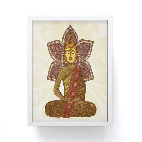 Valentina Ramos Sitting Buddha Framed Mini Art Print