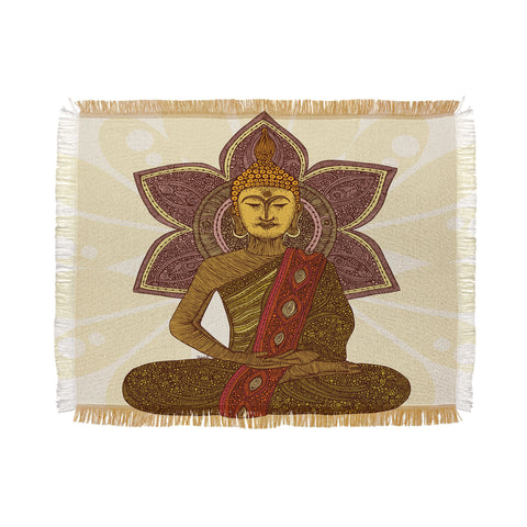 Valentina Ramos Sitting Buddha Throw Blanket