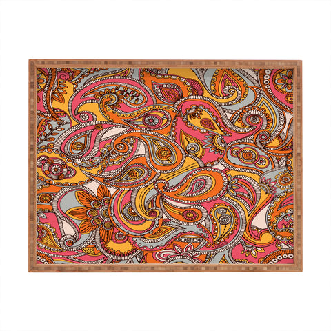 Valentina Ramos Spring Paisley Rectangular Tray