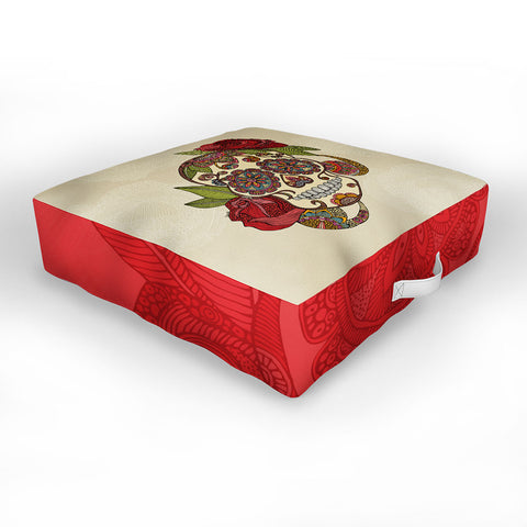 Valentina Ramos Sugar Skull Outdoor Floor Cushion