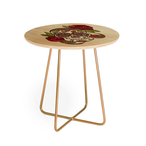 Valentina Ramos Sugar Skull Round Side Table