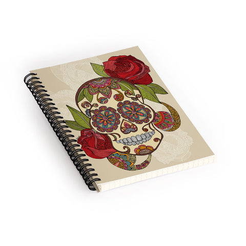 Valentina Ramos Sugar Skull Spiral Notebook