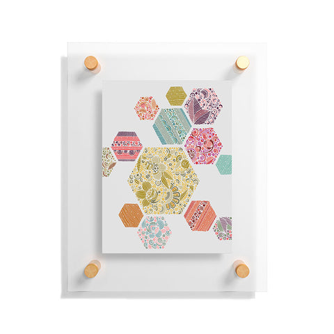 Valentina Ramos Summer honeycomb Floating Acrylic Print