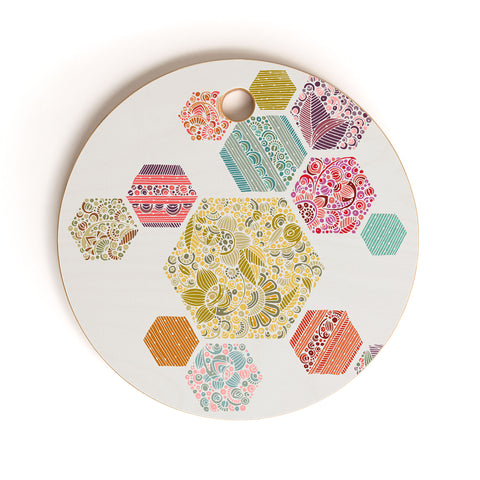 Valentina Ramos Summer honeycomb Cutting Board Round