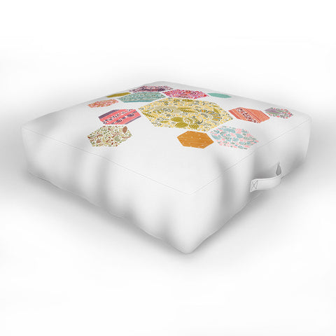 Valentina Ramos Summer honeycomb Outdoor Floor Cushion