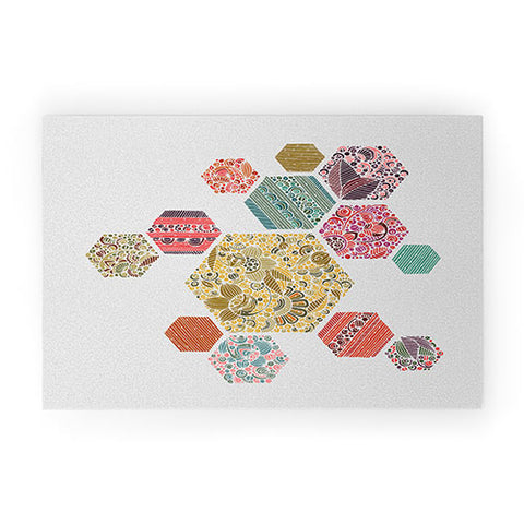 Valentina Ramos Summer honeycomb Welcome Mat