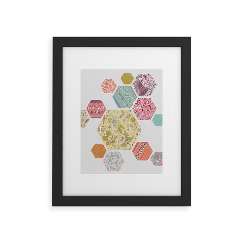 Valentina Ramos Summer honeycomb Framed Art Print