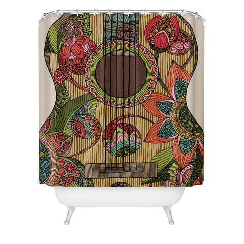 Valentina Ramos The guitar Shower Curtain