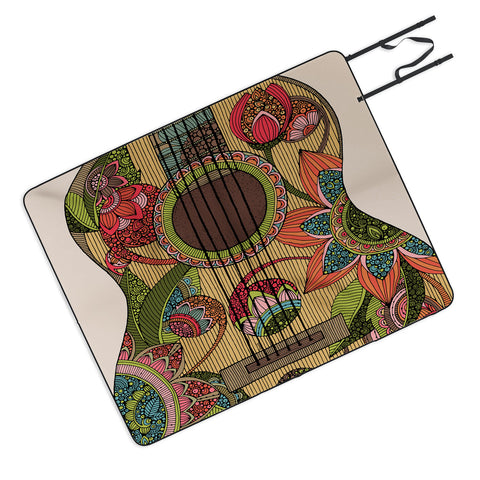 Valentina Ramos The guitar Picnic Blanket