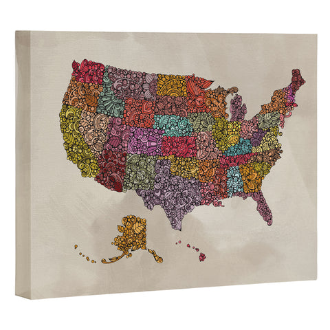 Valentina Ramos The home of the Brave Art Canvas