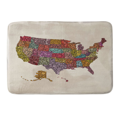 Valentina Ramos The home of the Brave Memory Foam Bath Mat