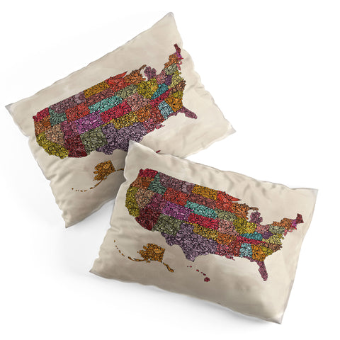 Valentina Ramos The home of the Brave Pillow Shams