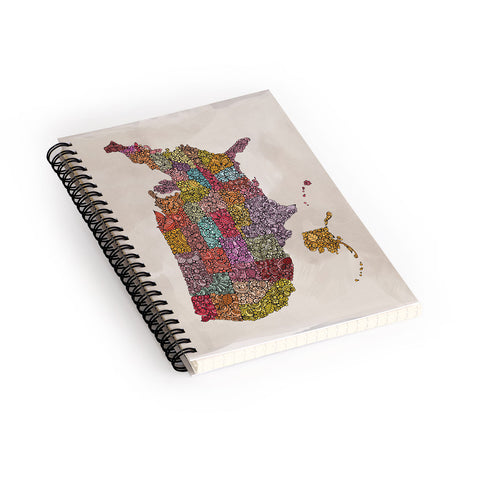 Valentina Ramos The home of the Brave Spiral Notebook