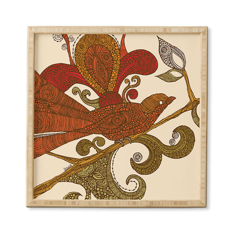 Valentina Ramos The Orange Bird Framed Wall Art