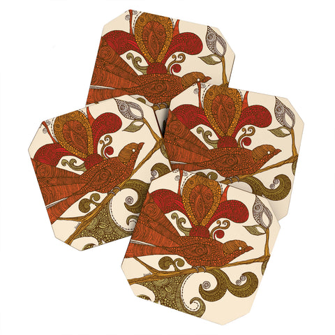 Valentina Ramos The Orange Bird Coaster Set