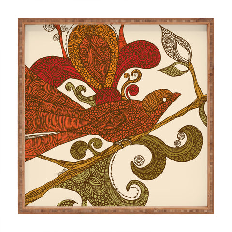 Valentina Ramos The Orange Bird Square Tray