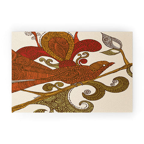 Valentina Ramos The Orange Bird Welcome Mat