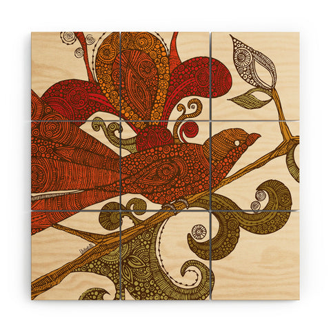 Valentina Ramos The Orange Bird Wood Wall Mural