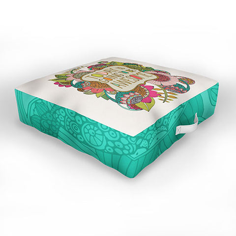 Valentina Ramos Today Is Going To Be Awesome Outdoor Floor Cushion