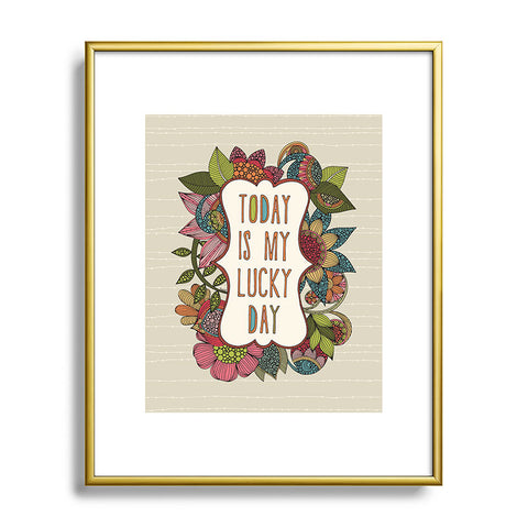 Valentina Ramos Today Is My Lucky Day Metal Framed Art Print