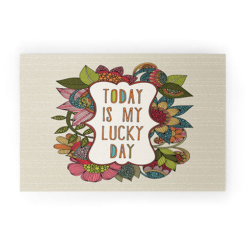 Valentina Ramos Today Is My Lucky Day Welcome Mat