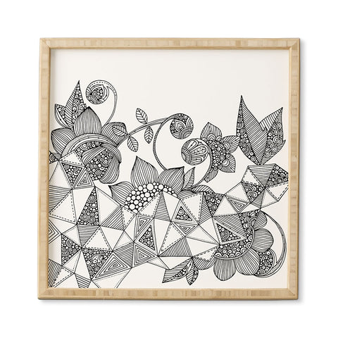 Valentina Ramos Triangle Flowers Framed Wall Art
