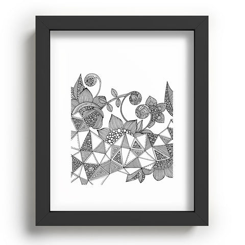 Valentina Ramos Triangle Flowers Recessed Framing Rectangle