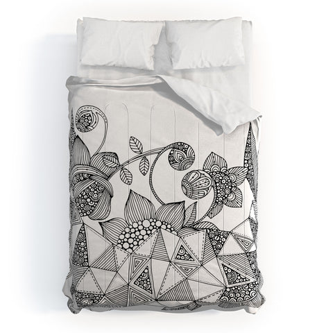 Valentina Ramos Triangle Flowers Comforter