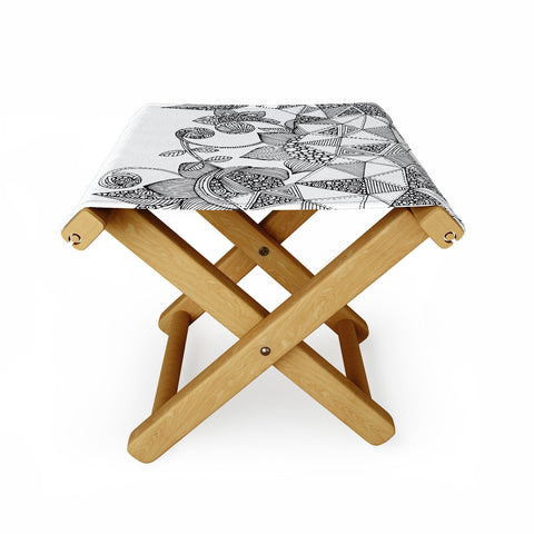 Valentina Ramos Triangle Flowers Folding Stool