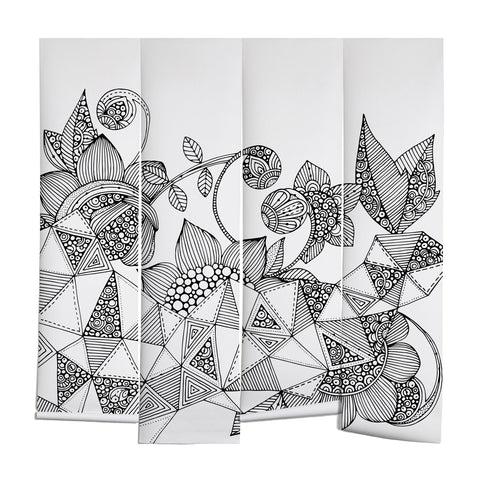 Valentina Ramos Triangle Flowers Wall Mural
