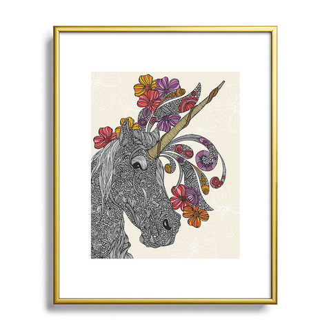 Valentina Ramos Unicornucopia Metal Framed Art Print