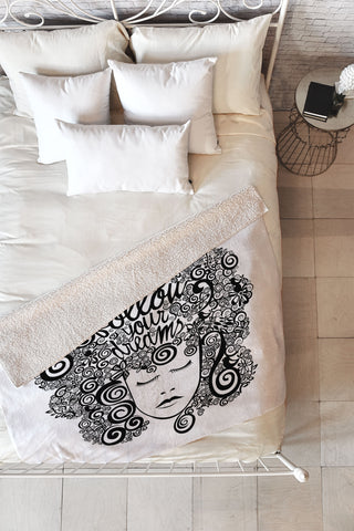Valentina Ramos Your Dreams Fleece Throw Blanket