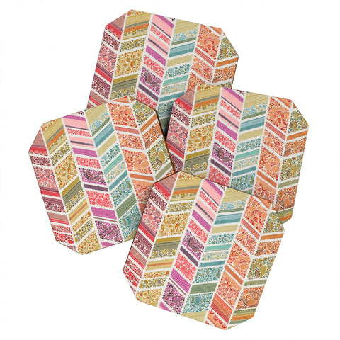 Valentina Ramos ZigZag Summer Coaster Set