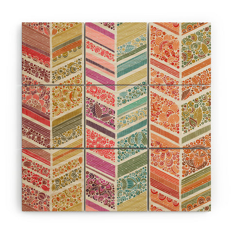 Valentina Ramos ZigZag Summer Wood Wall Mural