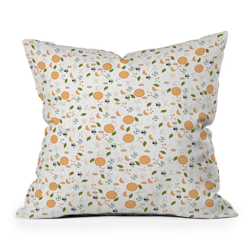 Valeria Frustaci Agrumance Throw Pillow