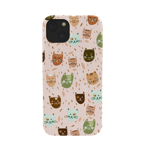 Valeria Frustaci Cats pattern retro Phone Case