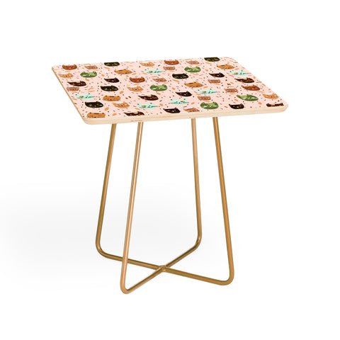 Valeria Frustaci Cats pattern retro Side Table