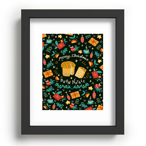Valeria Frustaci Merry Christmas panettone Recessed Framing Rectangle