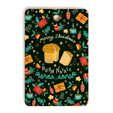 Valeria Frustaci Merry Christmas panettone Cutting Board Rectangle