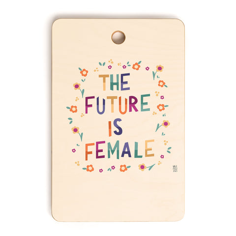 Valeria Frustaci The future is female I Cutting Board Rectangle