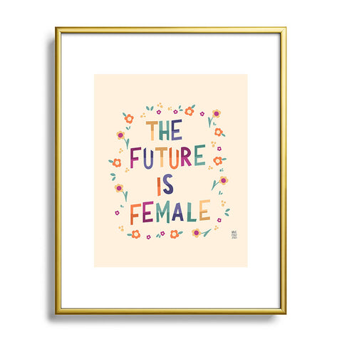 Valeria Frustaci The future is female I Metal Framed Art Print