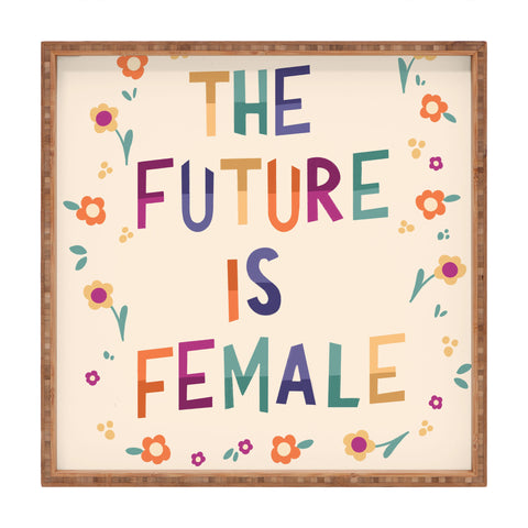 Valeria Frustaci The future is female I Square Tray