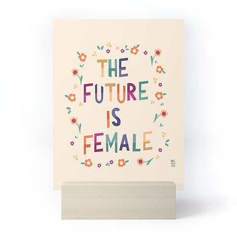 Valeria Frustaci The future is female I Mini Art Print