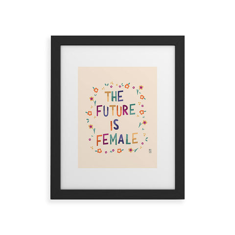 Valeria Frustaci The future is female I Framed Art Print