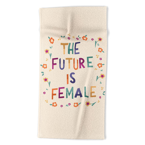 Valeria Frustaci The future is female I Beach Towel