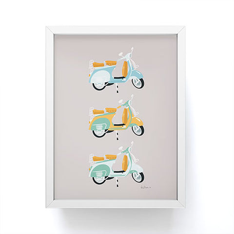 Valeria Frustaci Vespa I Framed Mini Art Print