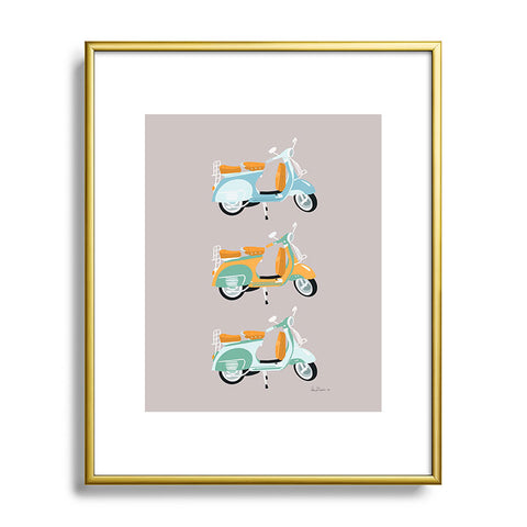 Valeria Frustaci Vespa I Metal Framed Art Print