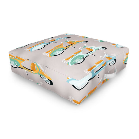 Valeria Frustaci Vespa I Outdoor Floor Cushion