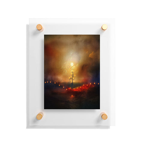 Viviana Gonzalez A Beautiful Christmas Floating Acrylic Print